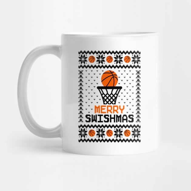 Merry Swishmas Basketball Ugly Sweater by Hobbybox